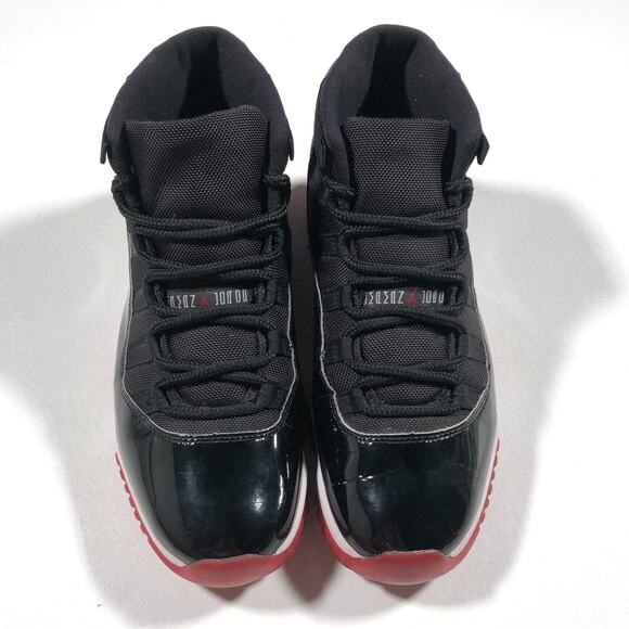 2019 Jordan 11 Retro High Playoffs Bred Sneakers Shoes Pre Owned With Box S1 main image 9